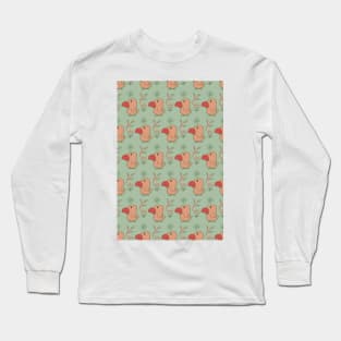 Bird & floral Long Sleeve T-Shirt